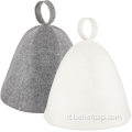 Lana originale orso russo grigio cappello di miscela di lana